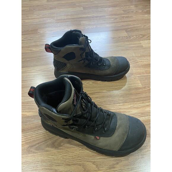 Red Wing Shoes Mens Steel Toe Boots Brown Black Leather Lace Up Size 13 main image 8